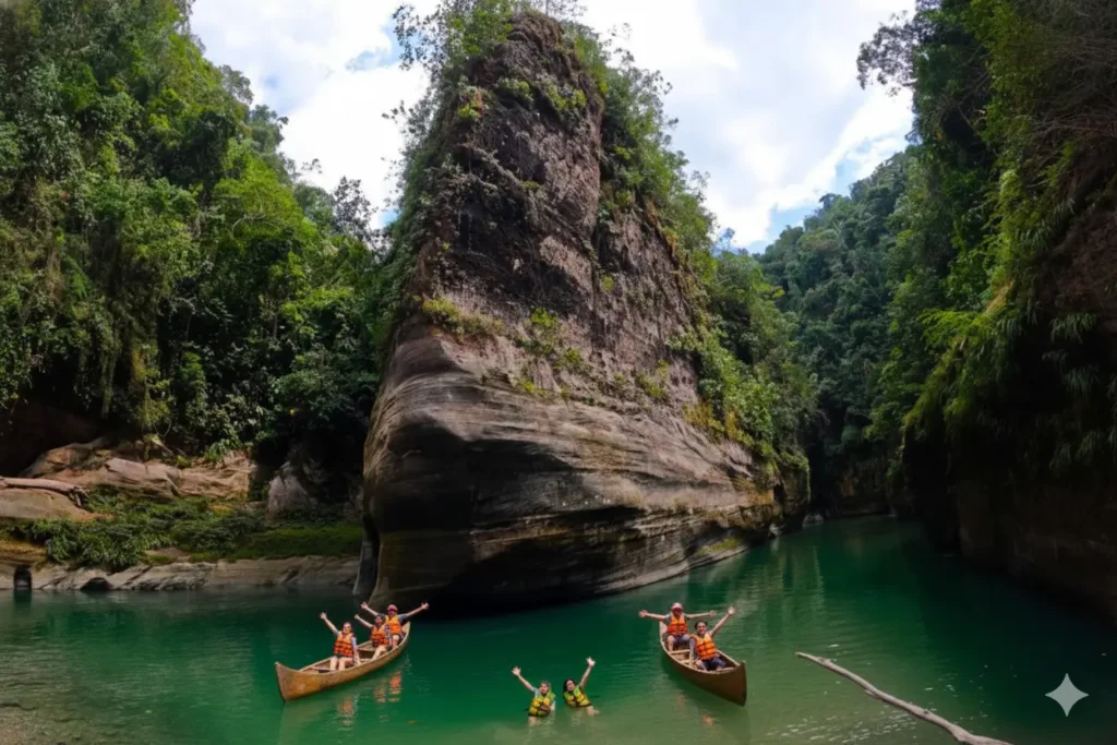 Turismo en el  Cañón del Rio Güejar